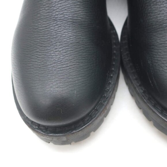 Louis Vuitton Discovery Ankle Boots Black Leather & Monogram Canvas Size 37.5 - Picture 8 of 16